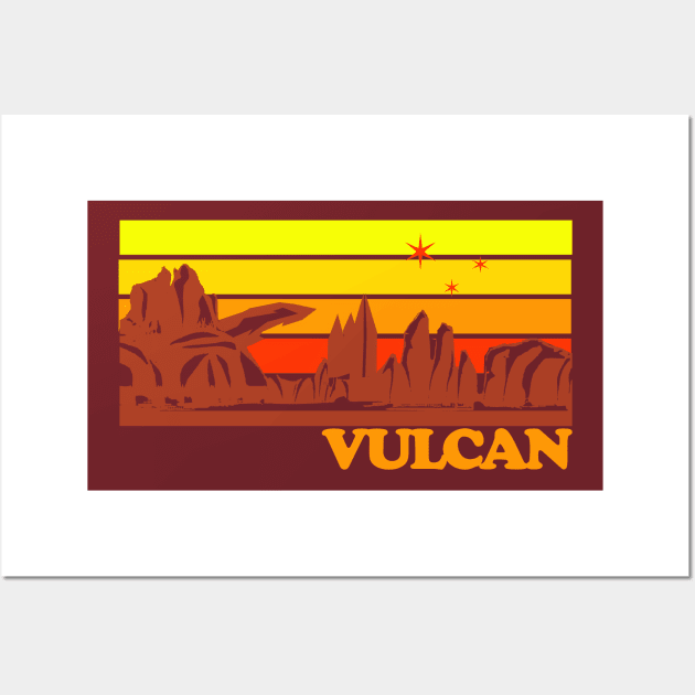 Vulcan Retro Wall Art by PopCultureShirts